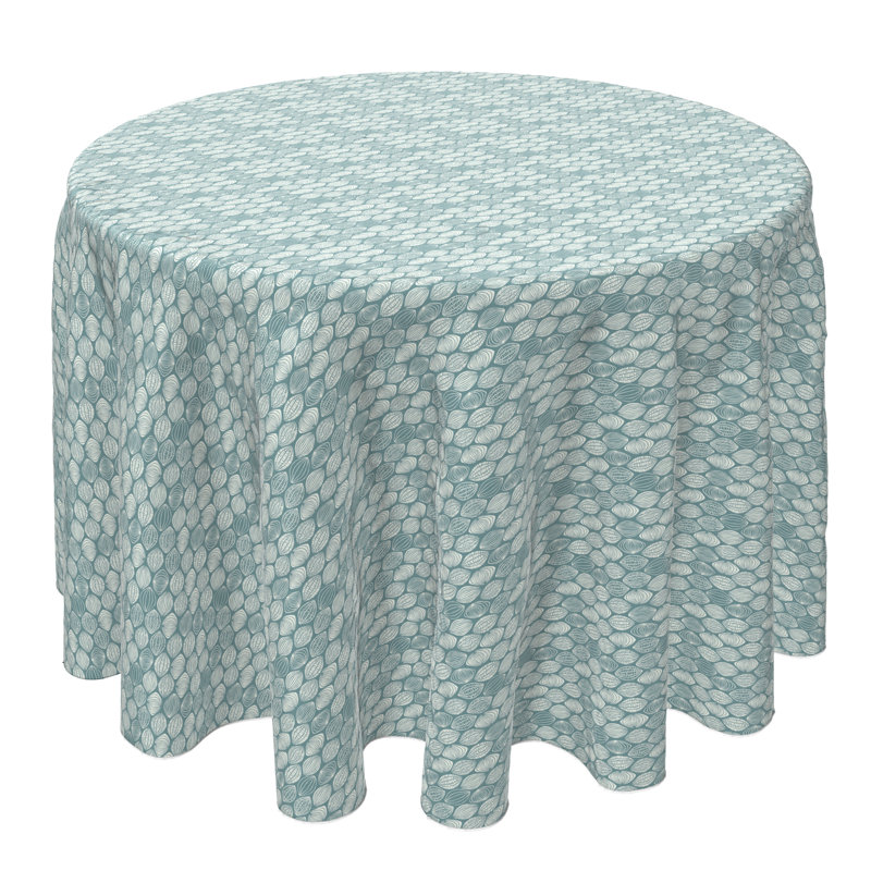Round Cotton Twill Tablecloth