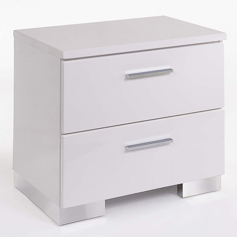 Table de chevet 2 tiroirs