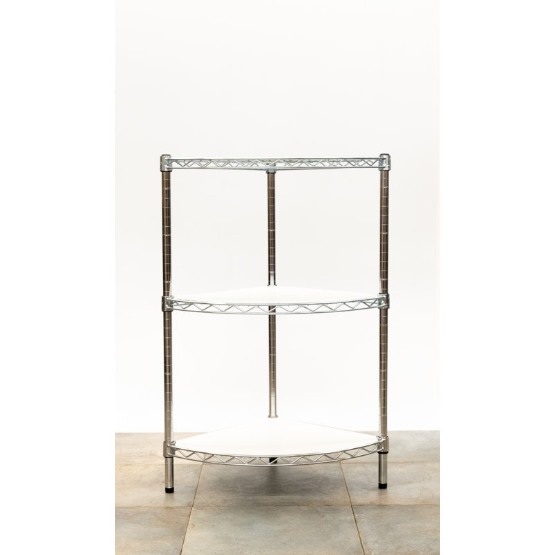Radius PVC Shelf Liner, 0.13" H x 18" W x 18" D, White