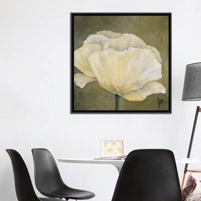 «Poppy in White I», impression sur toile