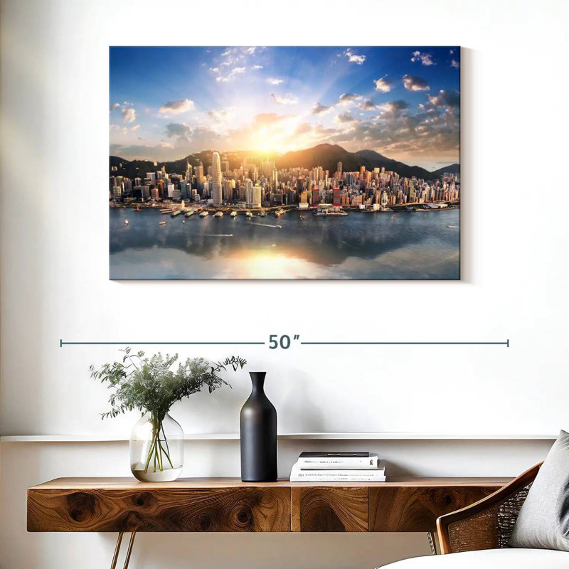 Sebbie Hong Kong Sunshine, 26" H x 39" W