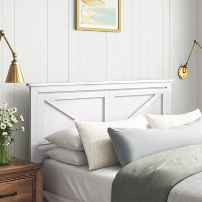 Faulkner Acacia Pine Solid Wood Panel Headboard