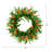 22In. Artificial Easter Fern And Carrots Wreath