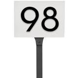 Floating 1-Line Lawn Address Sign