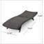 Chaise longue en osier Salem