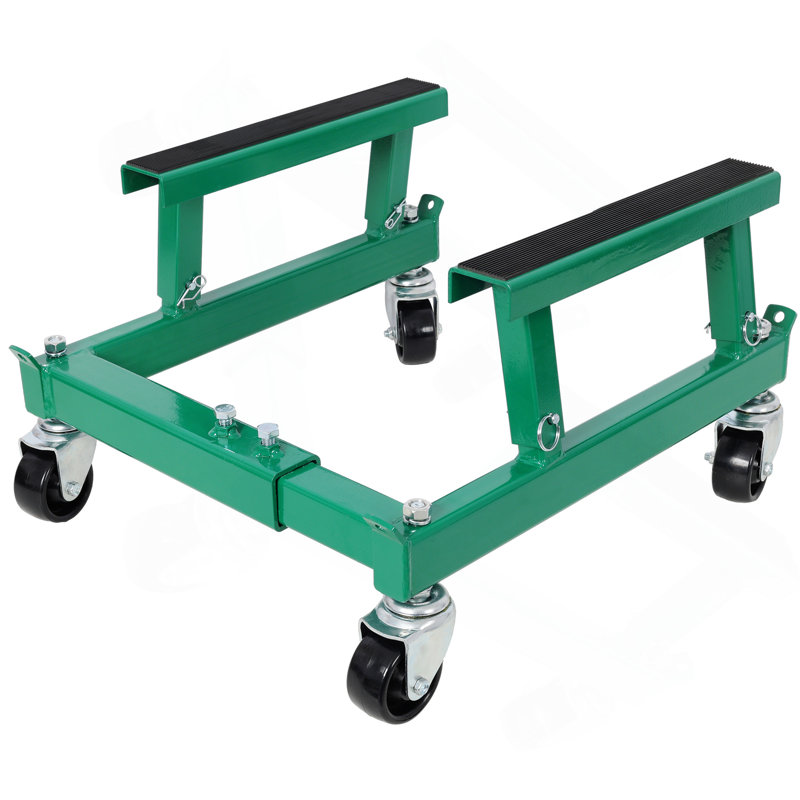 Chariot pour moteur de berceau 1500 lb, vert, Vert
