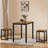 2 - Person Four Leg Dining Set-174930356-174898250