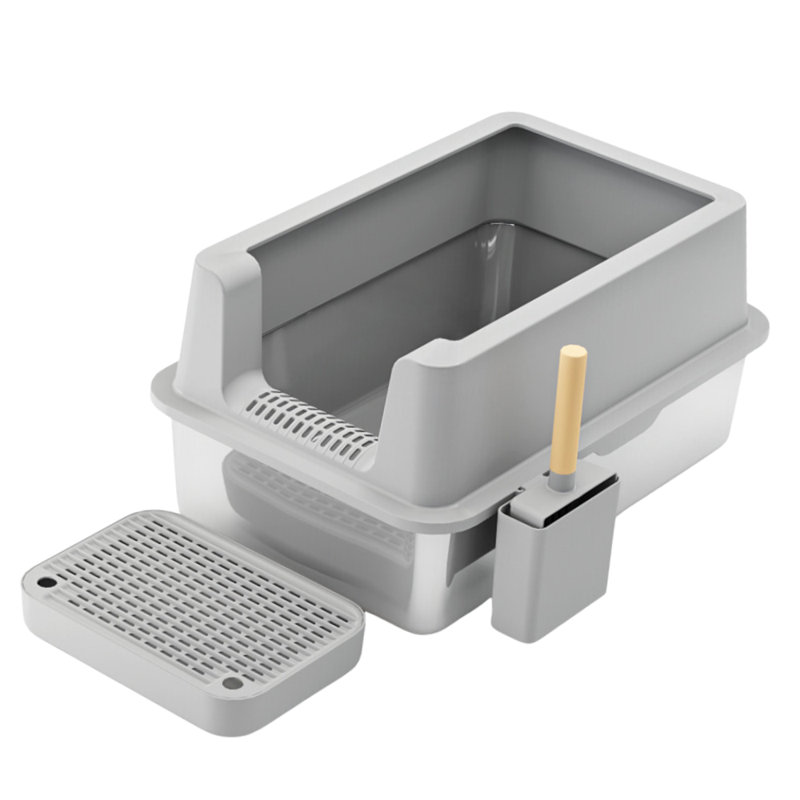 Danald Enclosed Litter Box with Scoop, Model J