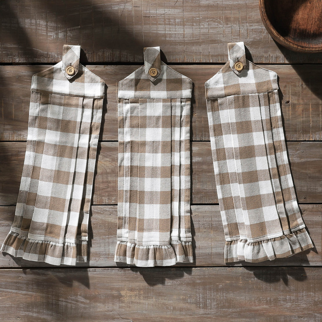 Annie Buffalo Check Tea Towel Kitchen Towel (Set of 3) VHC Brands 