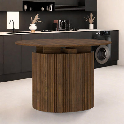 Table de salle à manger extensible pliable pour 1 à 10 personnes, table ovale extensible en bois pour la salle à manger ou les réunions