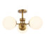 Plafonnier semi-encastré 3 lumières 23,5 po-105700987