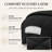 Queen Comforter Set Black, 7-Piece Bed in a Bag, All-Season Bedding Set with Comforter, Flat Sheet, Fitted Sheet, Pillowcases & Pillow Shams