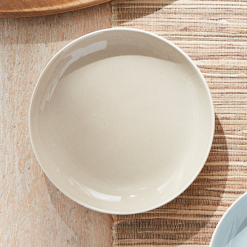 MONARCH BAY APPETIZER PLATE, White/Tan
