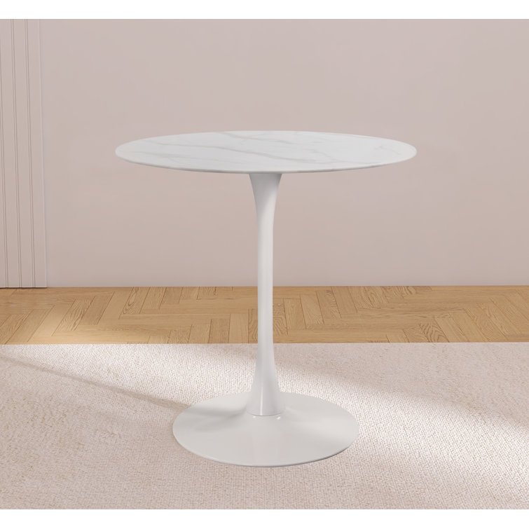 Round Marble Counter height Bar Table