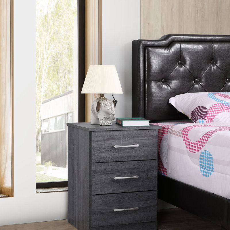 Table de chevet chic, Gris