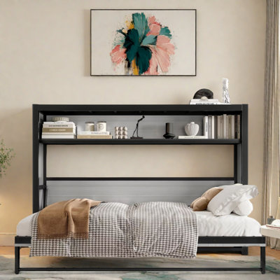 Lit escamotable avec tablettes Murphy