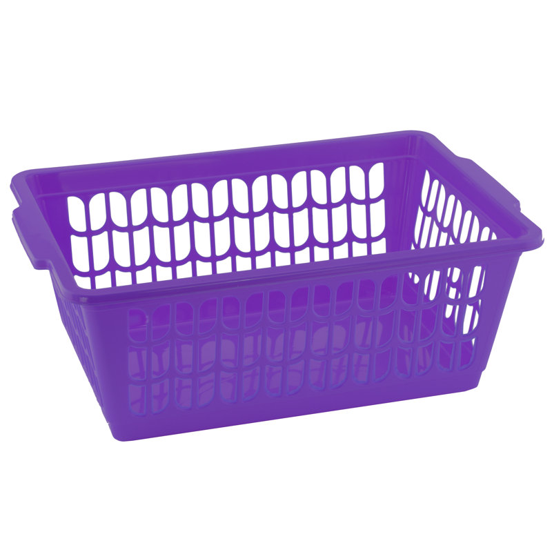 Petit panier en plastique, Mauve