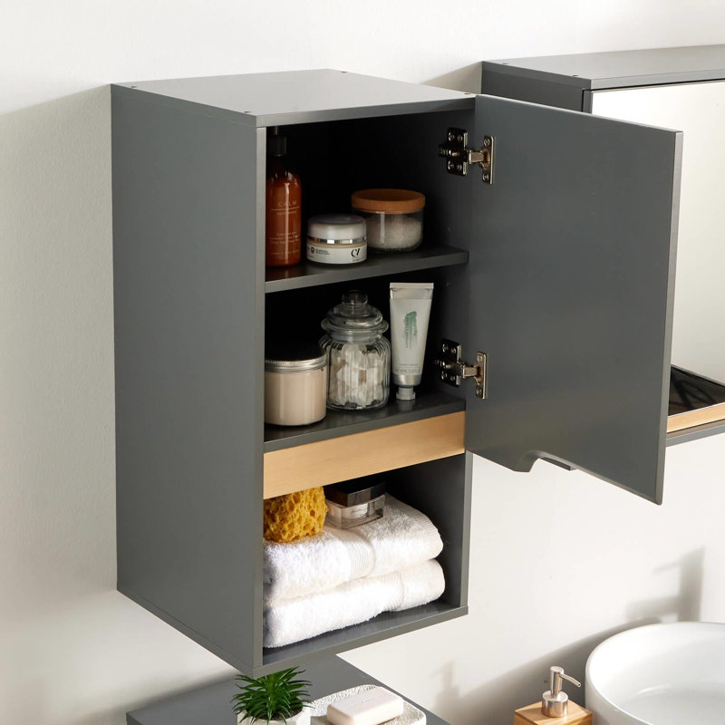 Florence Bathroom Cabinet, Grey