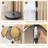 63" Traditional Novelty Floor Lamp with Natural Petal-Shaped Rattan Shade