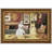 Reproduction d'art encadrée, "A convivial call, 1895" par William Merritt Chase-10666274