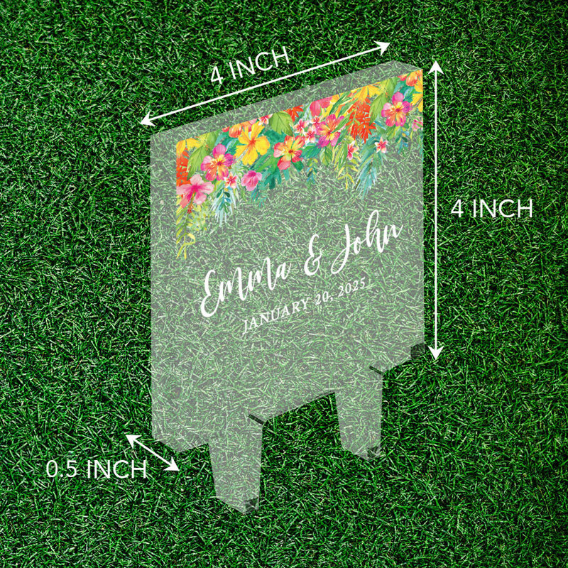 Acrylic Cake Topper
