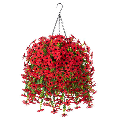 Faux fleurs artificielles suspendues printemps-été