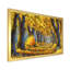 «Gold Autumn Tree In Park Alley Nature Landscape», reproduction sur toile-67387039-67387038