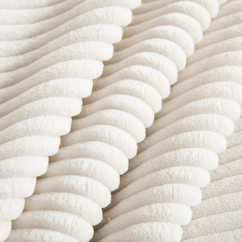 Canapé en velours côtelé pour chambre à coucher, Beige
