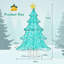 Lighted Artificial Pine Christmas Tree