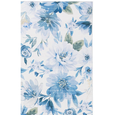 Tapis bleu clair / bleu Haynie 852