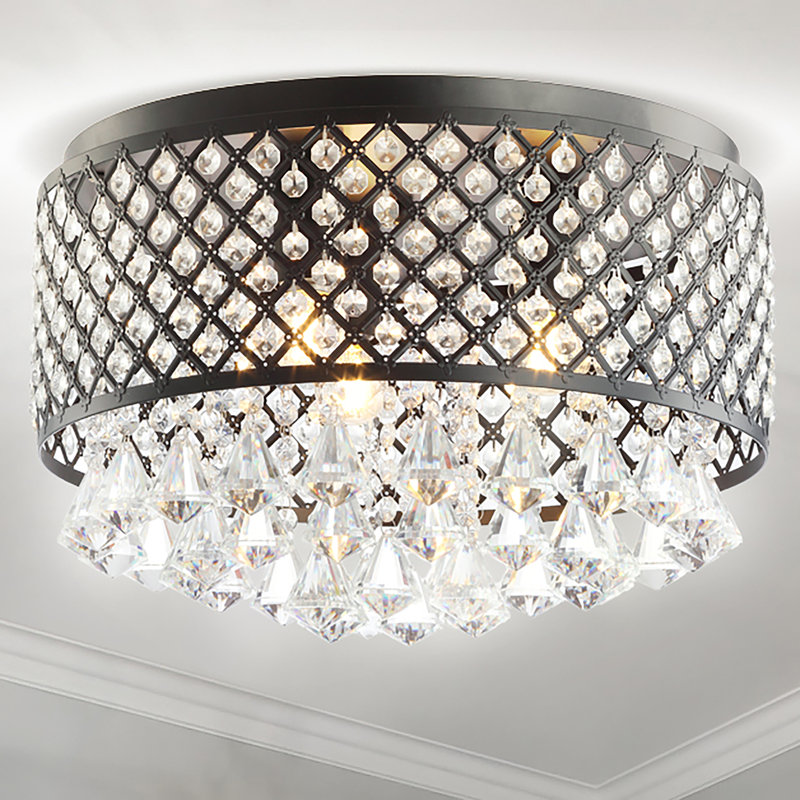 Tarvin Flush Mount, Black