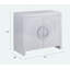 Console Cicero à finition platine, buffet, table de salle à manger, crédence de bureau