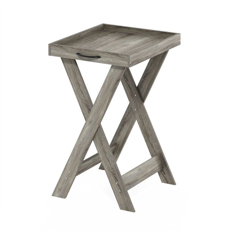 Table de bout avec plateau Verim, Chêne français