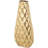 Mitcham Metal Decorative Gold Vase with Peacock Inspired Design-1471928657