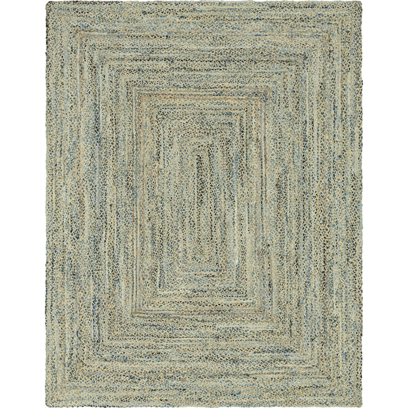 Tapis tressé Mullewa couleur lagon, Rectangle 10 pi x 13 pi
