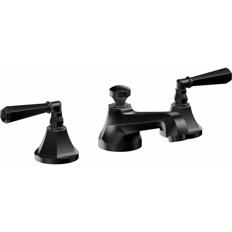 Monterey 8" Widespread Lavatory Faucet, Matte Black