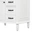 30-Inch Modern Bathroom Storage Vanity With Sink, Solid Wood Frame Cabinet With Zinc Alloy Hardware And Flip Storage Drawer, 2 Colors-430924534