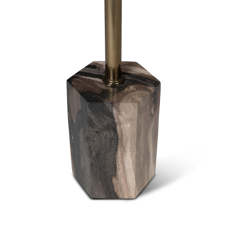 Relique Dinah Drink Table, Brass, Natural Light