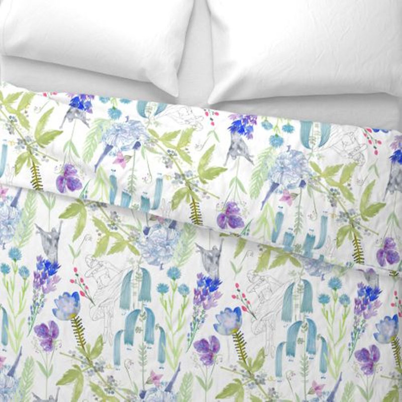 Dunham Sateen Duvet Cover, King Duvet Cover, White