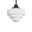 13" Wide Revival Schoolhouse Tiered Globe Pendant
