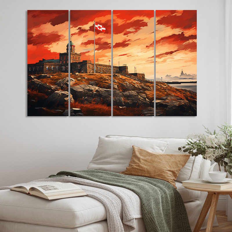 Elige - Canada, reproduction d'art sur toile - 4 panneaux