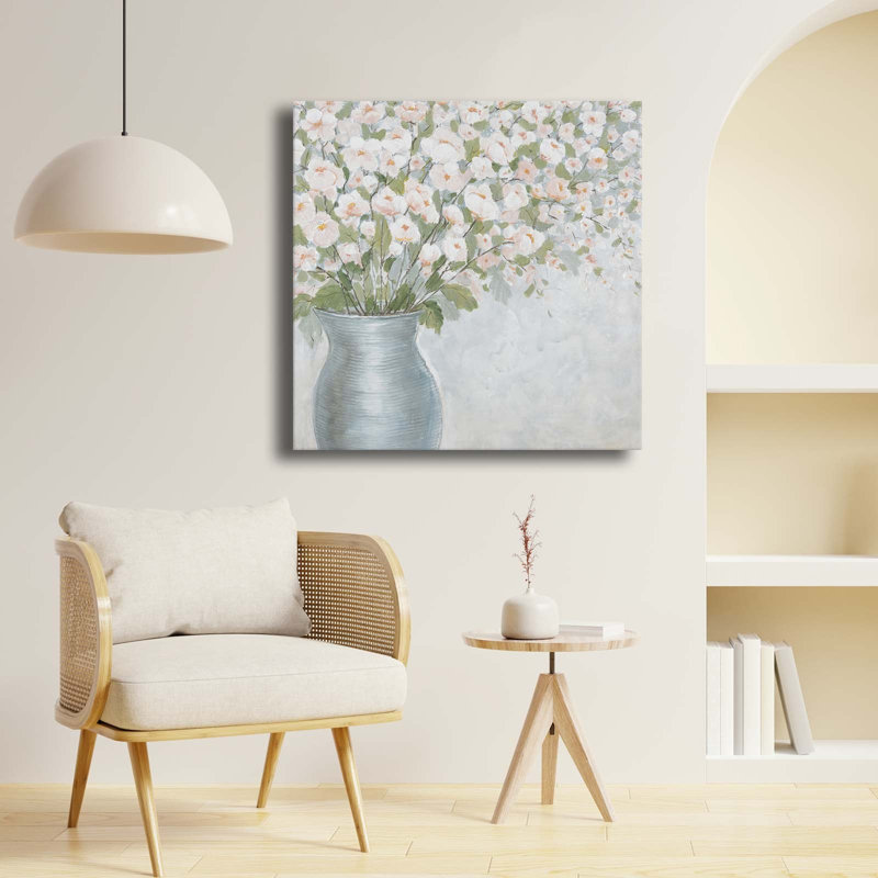 Art mural sur toile Soft Blossom Arrangement