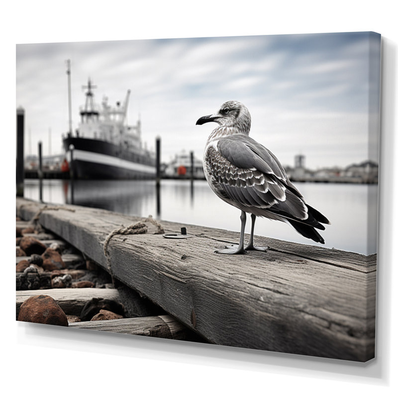 Port Port of Solitude I sur impression sur toile, H 34 po x l 44 po x P 1,5 po, Toile tendue