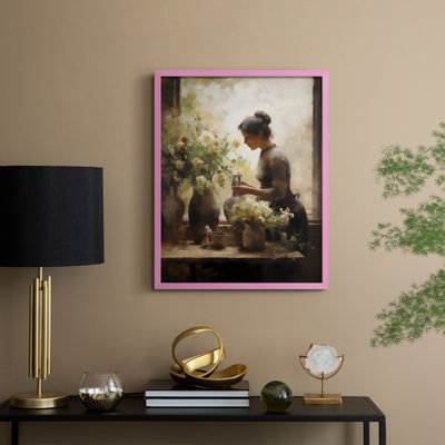 Reproduction encadrée WOMEN Series CDXII - bois massif