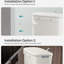 Poubelle murale suspendue 2,4 gallons
