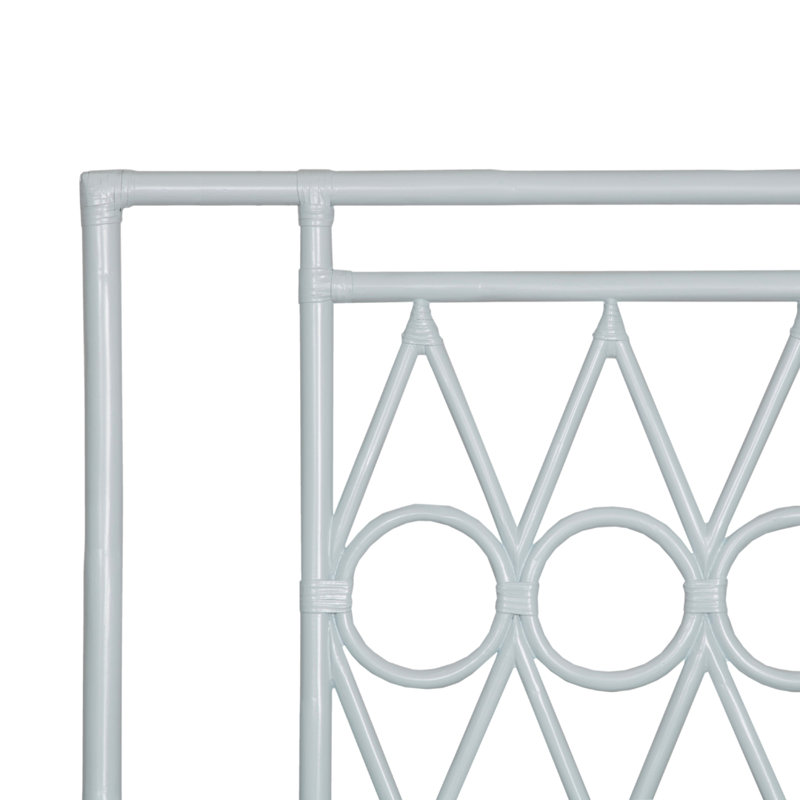 Michelle Platform Bed, Light Gray, Extra-Long Twin