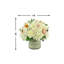 Peony and Hydrangea French Label Pot