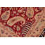 Tapis unique noir, rouge et brun clair de 8 pi x 9 pi 10 po Parid