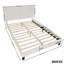 Lit plateforme tapissier Findlay Plush 3D-1283438545