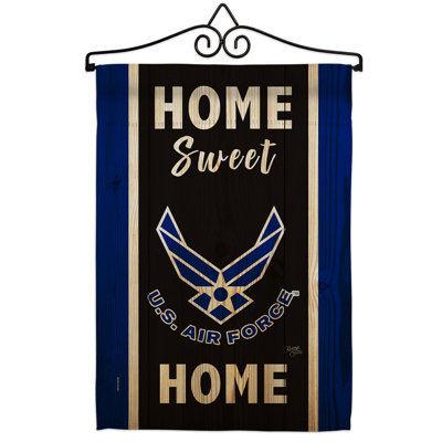Ensemble de drapeaux en polyester 18,5 po x 13 po Home Sweet